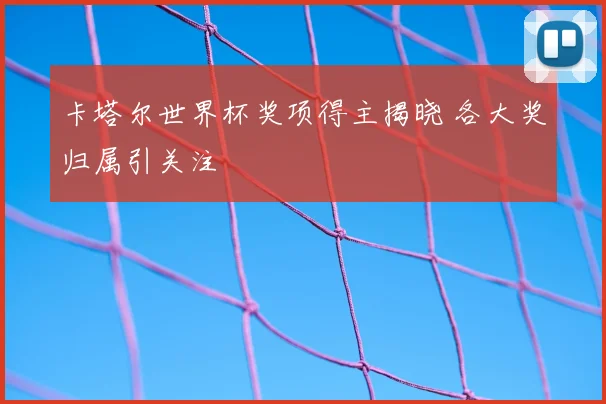 卡塔尔世界杯奖项得主揭晓 各大奖归属引关注