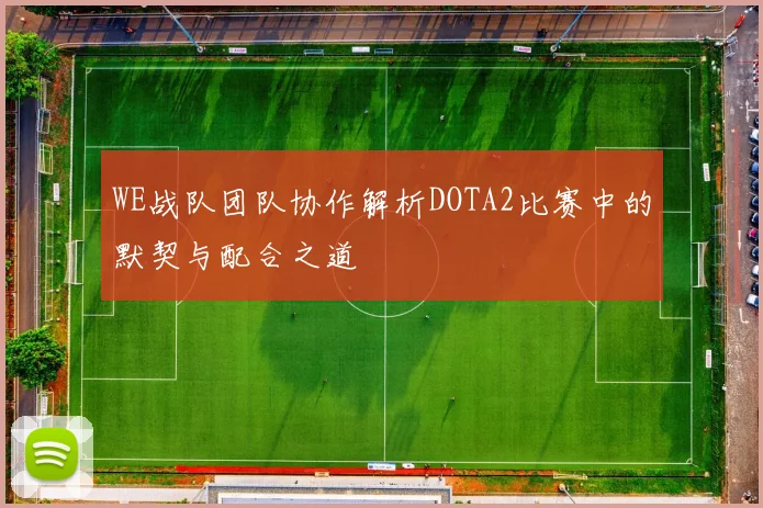 WE战队团队协作解析DOTA2比赛中的默契与配合之道